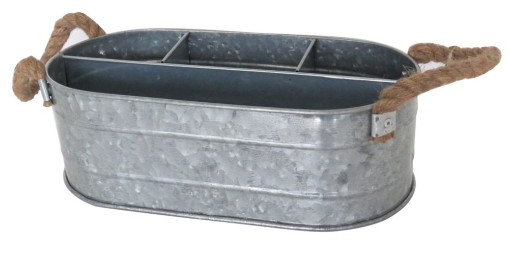 Hampton Bay Galvanized Metal Caddy The Home Depot Canada