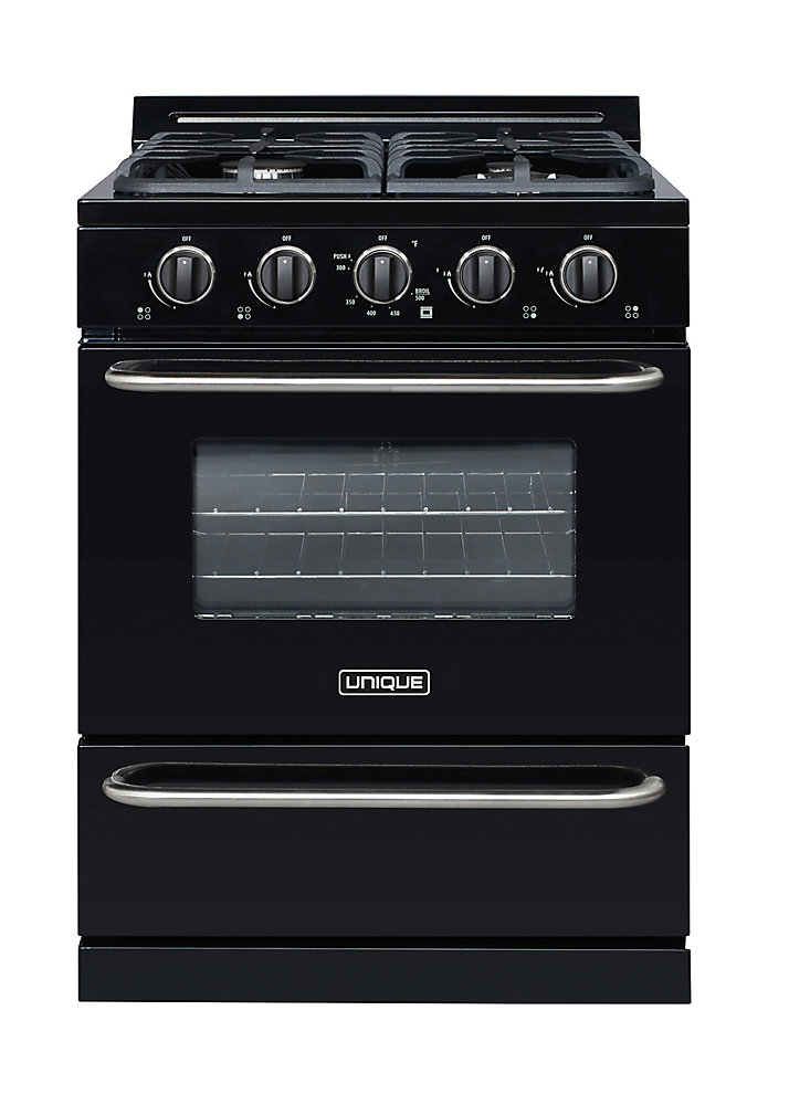 Unique Classic Cuisinière au propane hors réseau avec brûleurs scellés à allumage à piles Unique Classic Cuisinière au propane hors réseau avec brûleurs scellés à allumage à piles