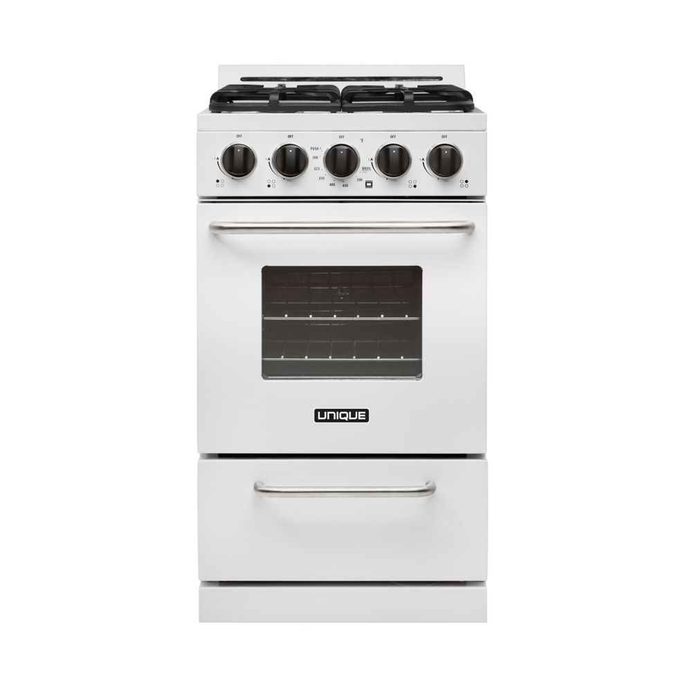 Unique Classic 20inch 2.4 cu. ft. Propane OffGrid Range with Battery
