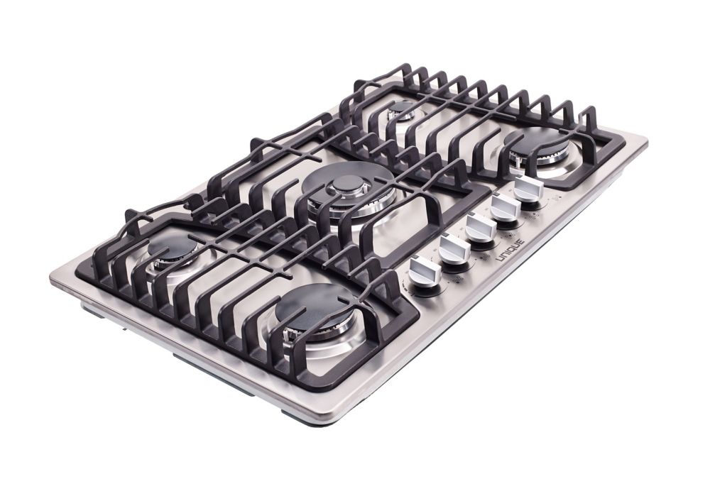 Unique 30inch Gas Dual Ignition Cooktop with Five Sealed Burners in