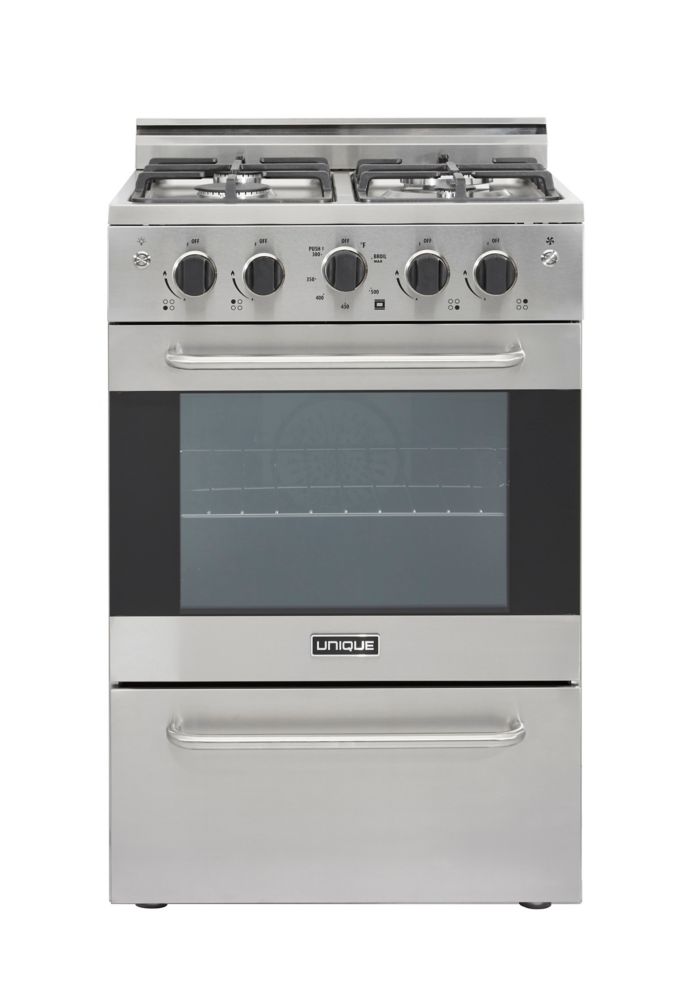 Unique Prestige 24 Inch 2 3 Cu Ft Gas Convection Range Sealed Burners   P 1001188245 