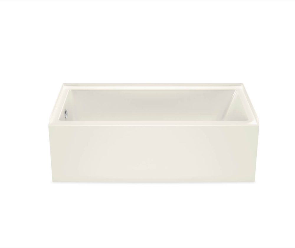 MAAX Bosca 60 inch x 30 inch Rectangular Alcove Bathtub with Left Drain