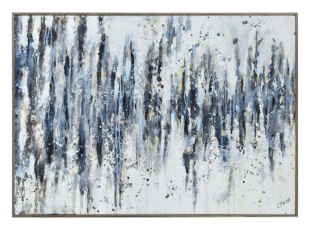 32 Inch X 45 Kombu By Lynch Framed Hand Painted Canvas Wall Art - Hand Painted Wall Art 32 Inch X 45 Kombu By Lynch Framed Hand Painted Canvas Wall Art - Hand Painted Wall Art