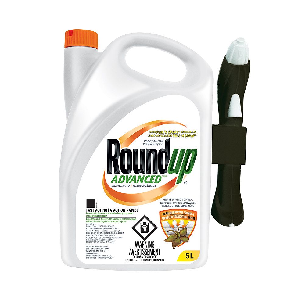 Roundup Advanced Grass and Weed Control Spray with Pull 'N Spray