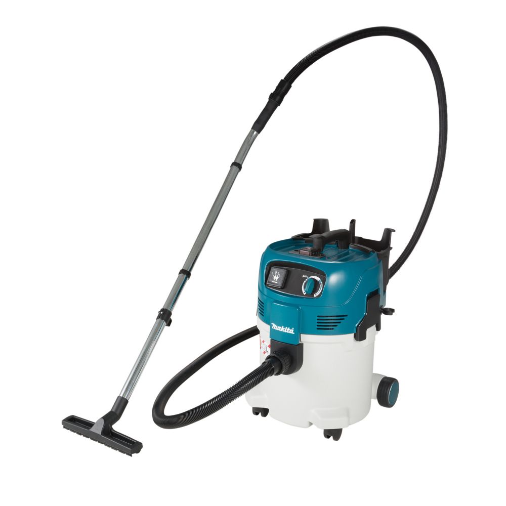 MAKITA 30L Professional Push&Clean Wet/Dry Dust Extractor The Home