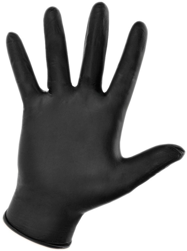 Fuller Premium Quality Size Small Black Nitrile Gloves (Box of 100) The Home Depot Canada