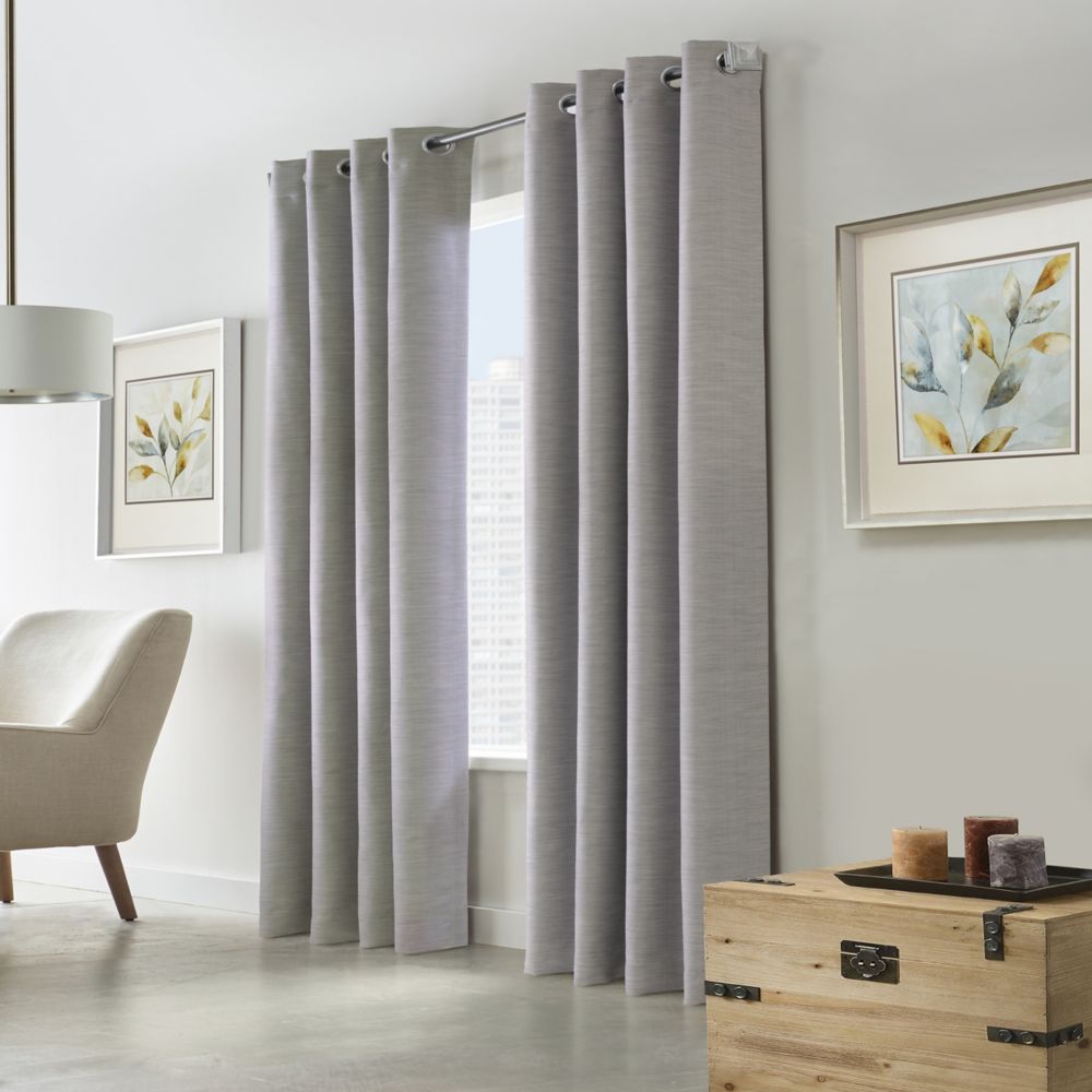 Home Decorators Collection Blake Blackout Grommet Curtain 52