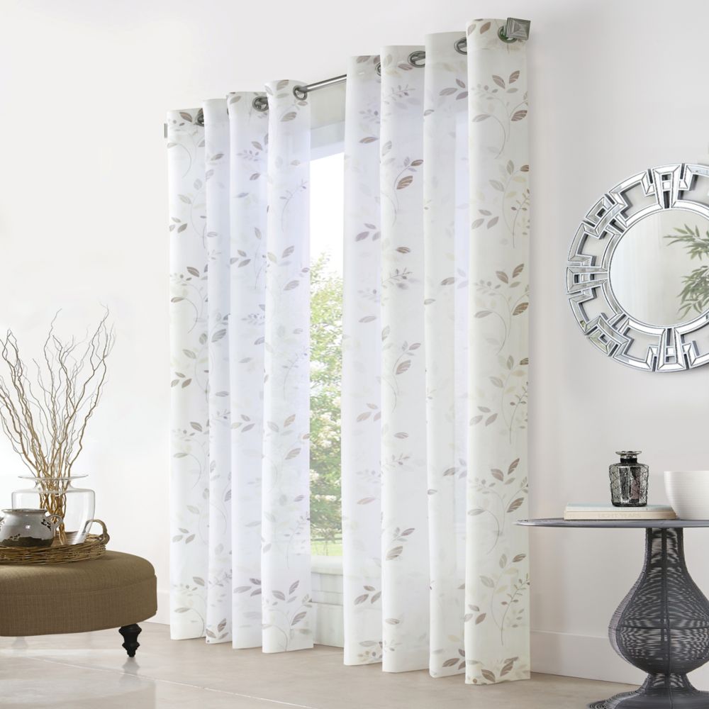 Home Decorators Collection Elgin Sheer Grommet Curtain 52