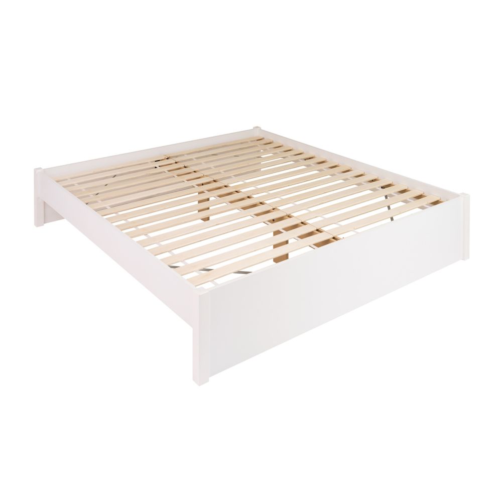 Prepac King Select 4 Post Platform Bed White The Home Depot Canada King Select 4 Post Platform Bed White Photo Of Add Storage