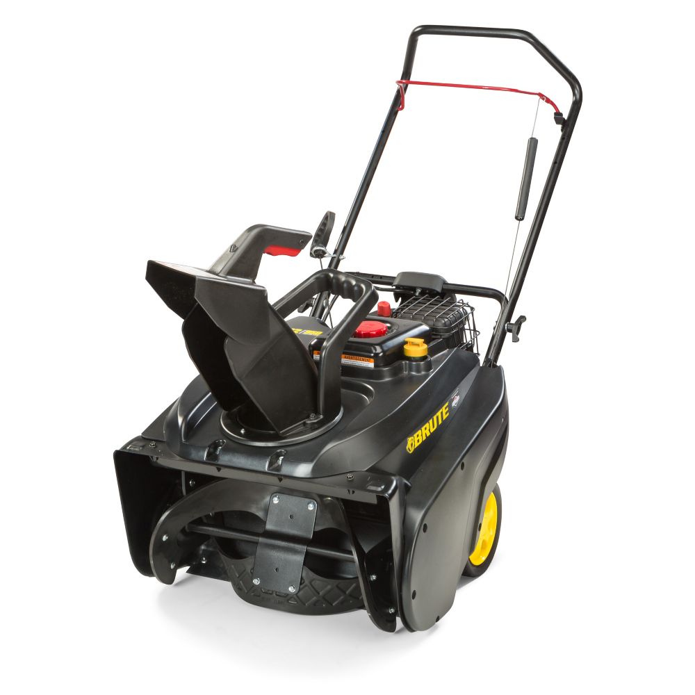 Brute 22 inch 9.5 TP Gas Single Stage Snowblower The Home Depot Canada