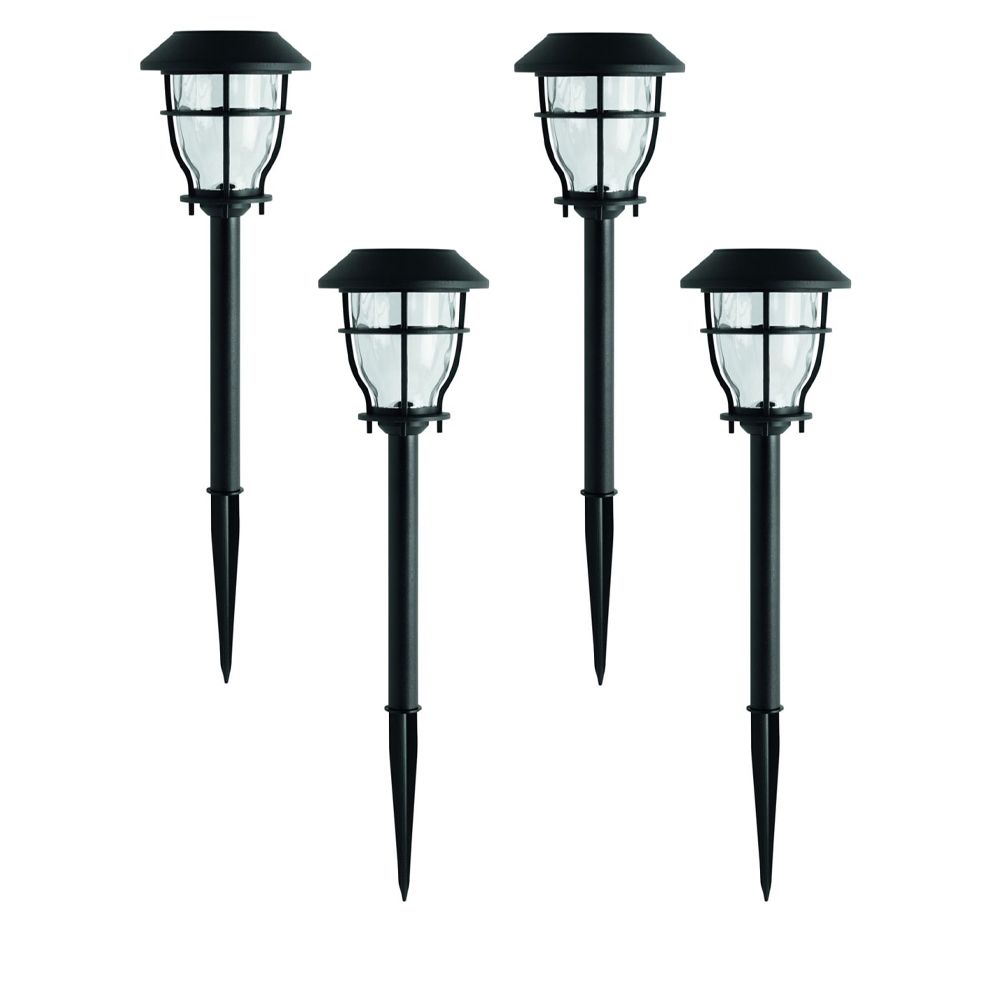 Hampton Bay Solar LED Path Light (4-Pack) | The Home Depot Canada