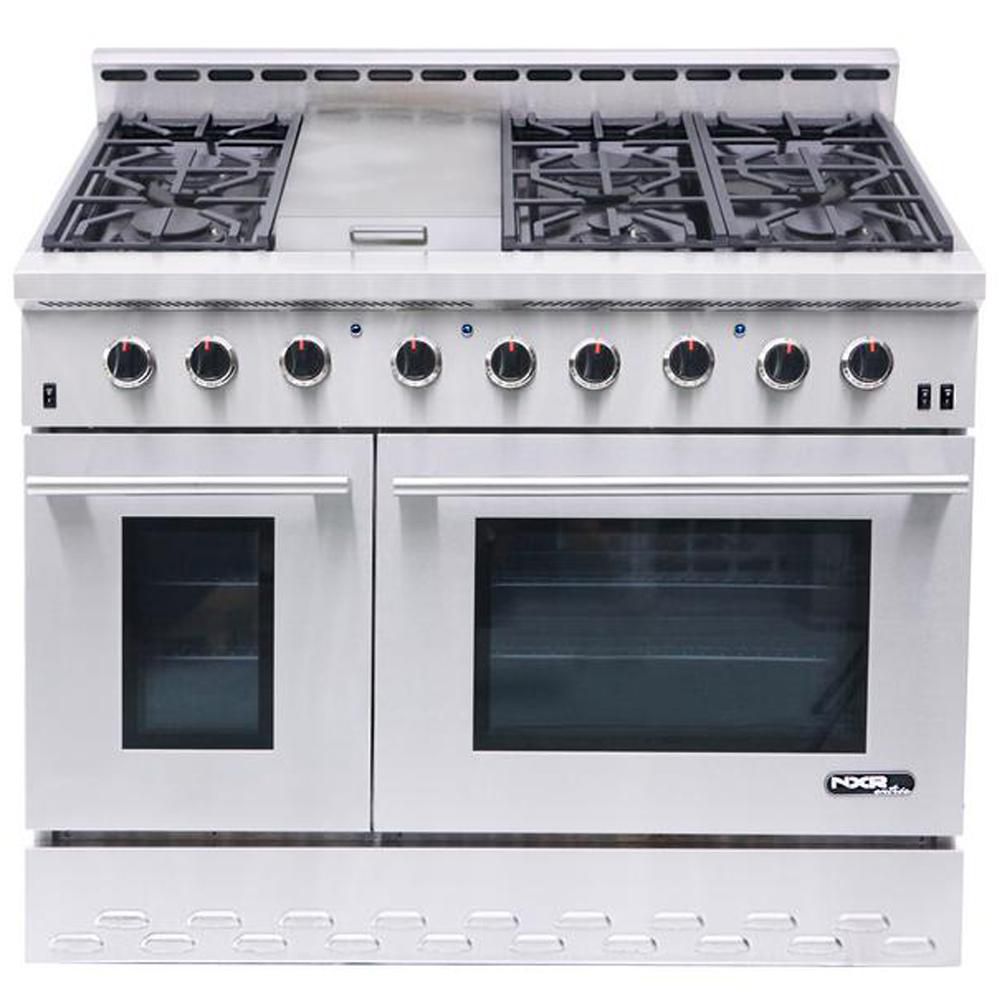 Nxr Entree 48 Inch 7 2 Cu Ft Professional Style Gas Range With