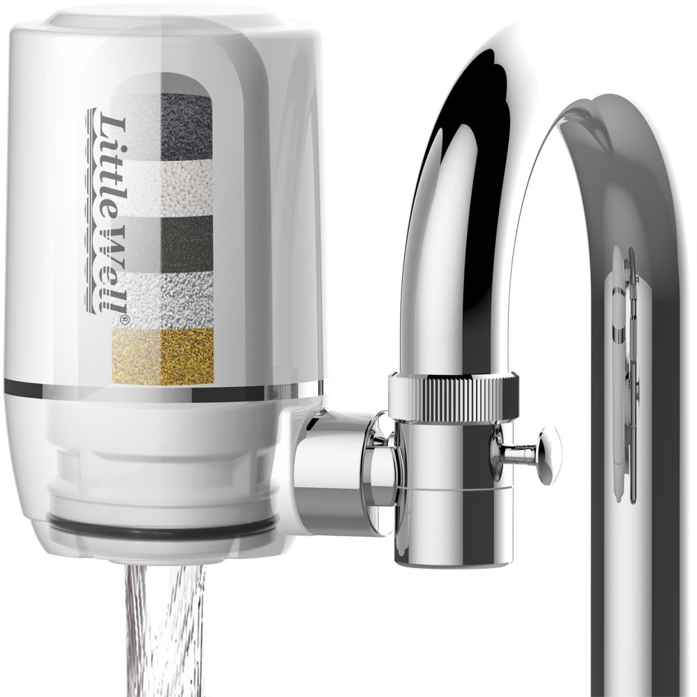 Ispring Littlewell Faucet Mount Water Filter With Multi Layer Filtration