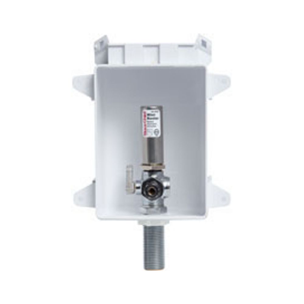 Sioux Chief OxBox Ice Maker Outlet Box with Water Hammer Arrester by