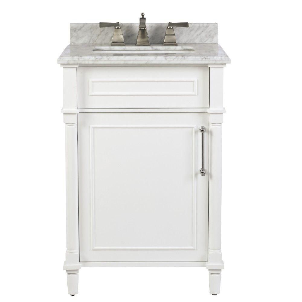 Home Decorators Collection Aberdeen 24 Inch White Single