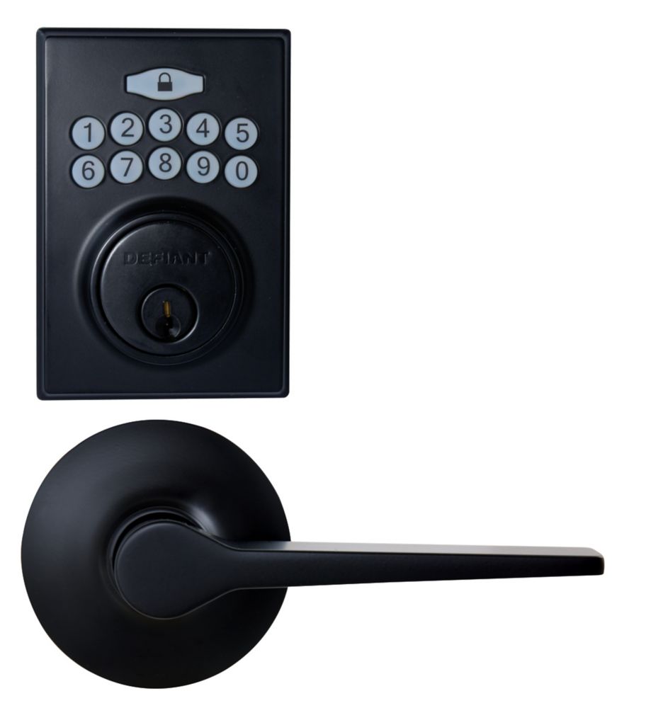 door handle with keypad weatherproof