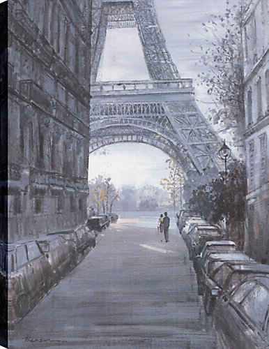 Artmaison Canada Eiffel Tower I Landscape Art Canvas Print Wall