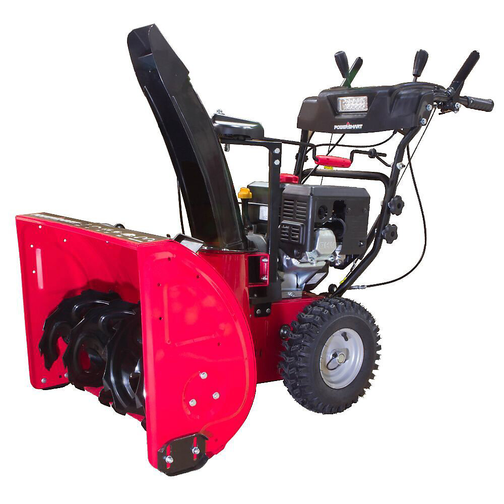 PowerSmart 26inch 212cc 2Stage Electric Start Gas Snow Blower with