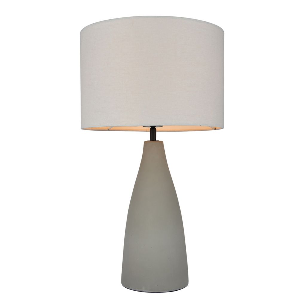 L2 Lighting Concrete base Table lamp | The Home Depot Canada