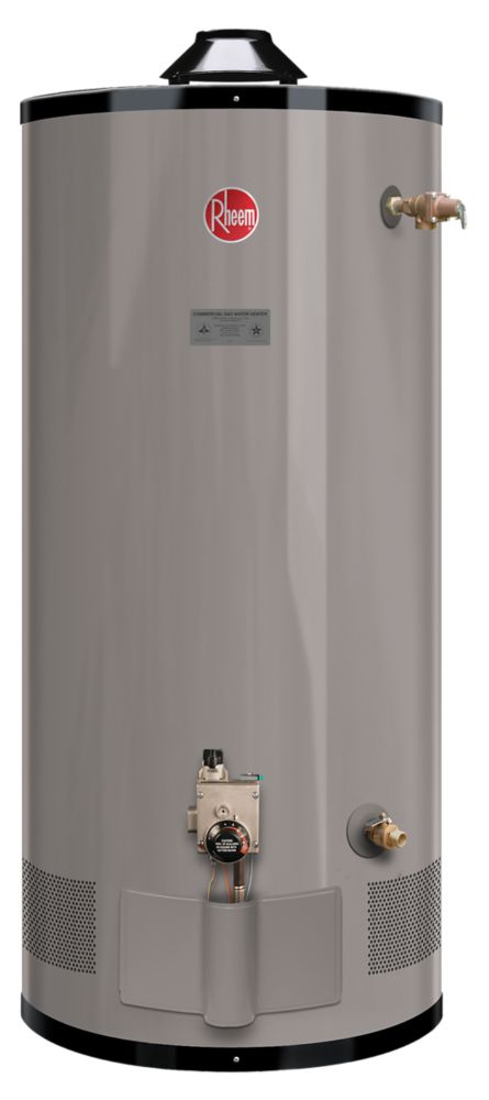 Rheem Commercial 100 Gal Gas Water Heater | The Home Depot Canada