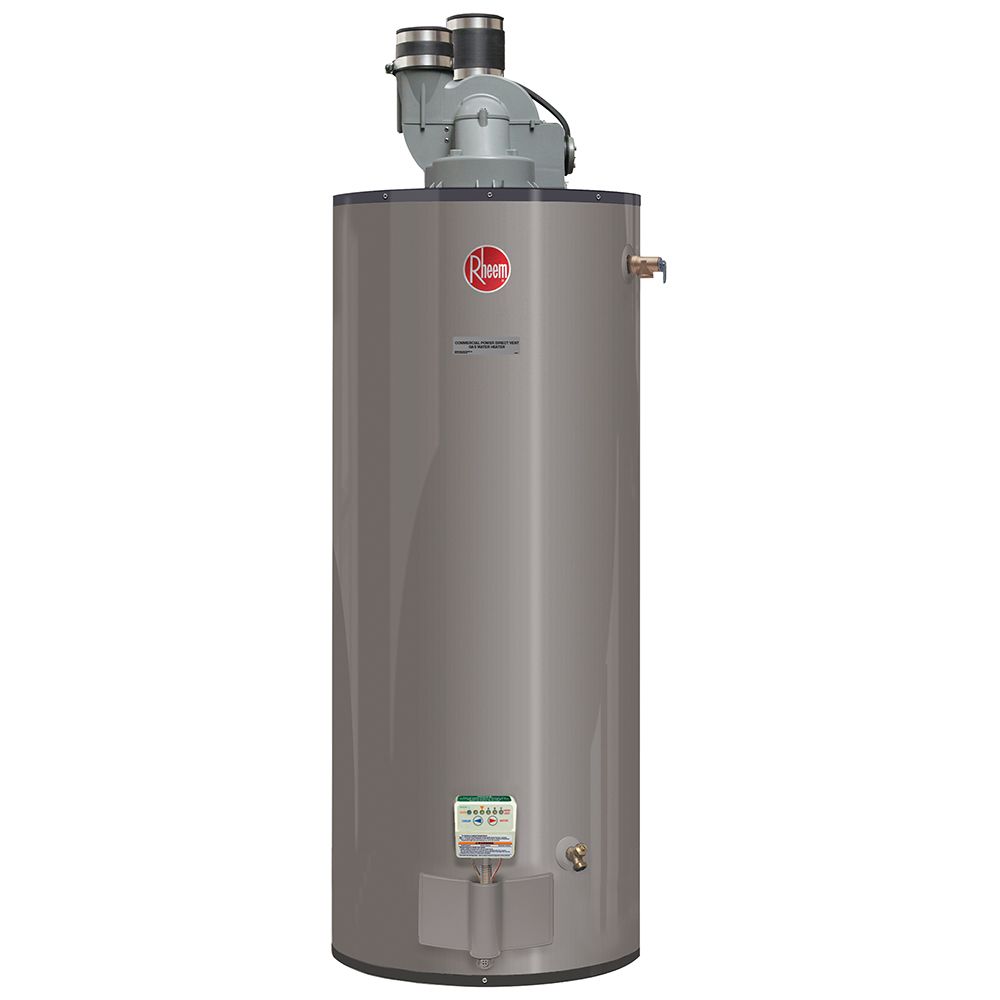 Rheem Chauffeeau commercial Rheem au propane à ventilation directe et forcée (PDV) 50 USG Rheem Chauffeeau commercial Rheem au propane à ventilation directe et forcée (PDV) 50 USG