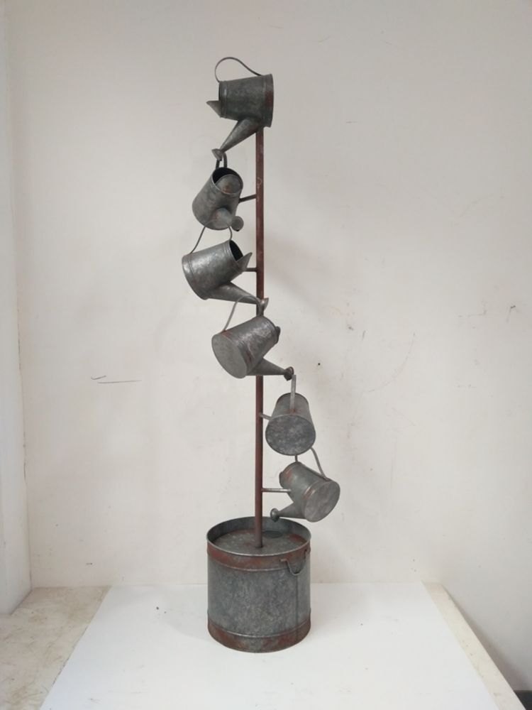 HiLine Gift Zinc Metal Watering Cans Fountain The Home Depot Canada