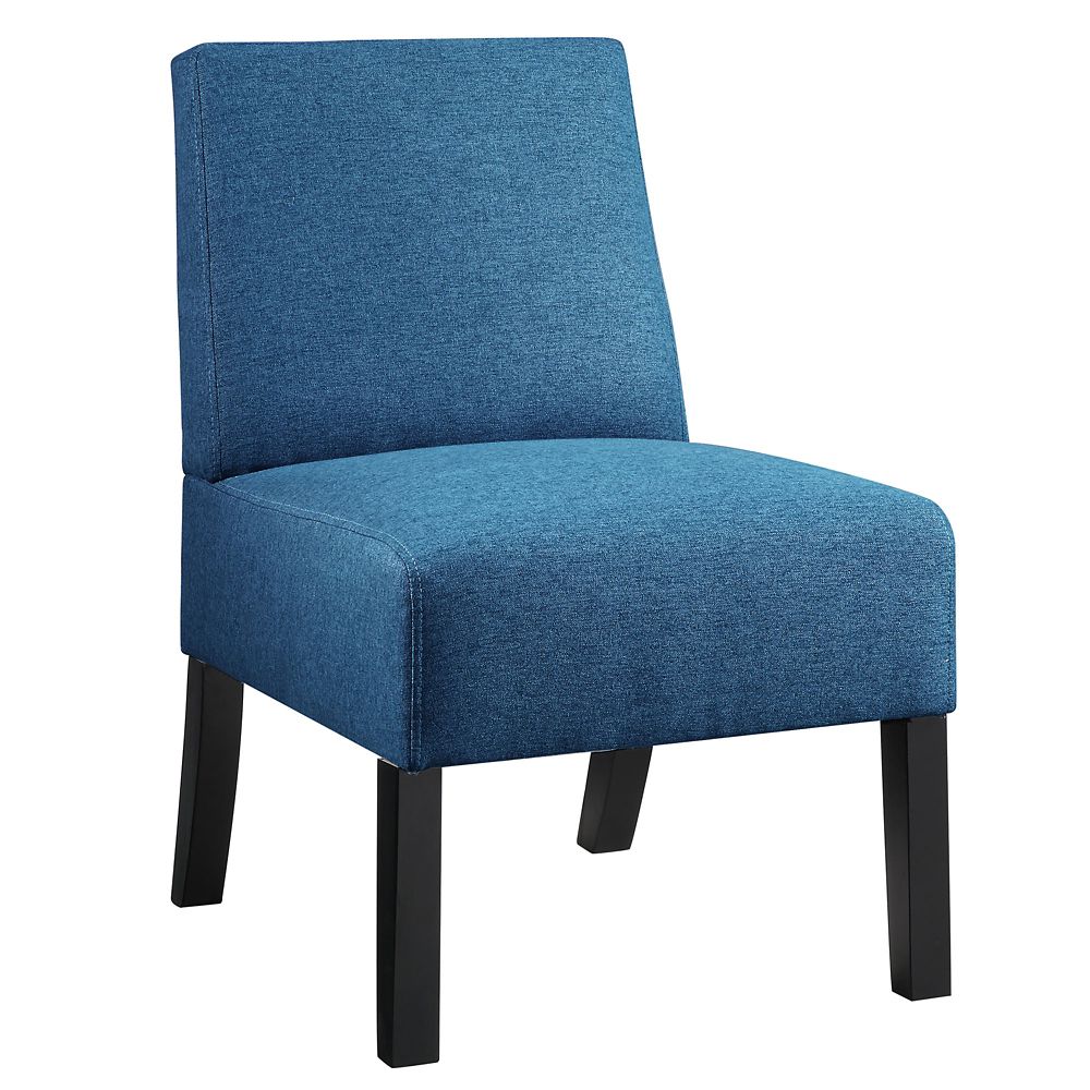 WHI Tino Compact Accent Chair, Blue The Home Depot Canada