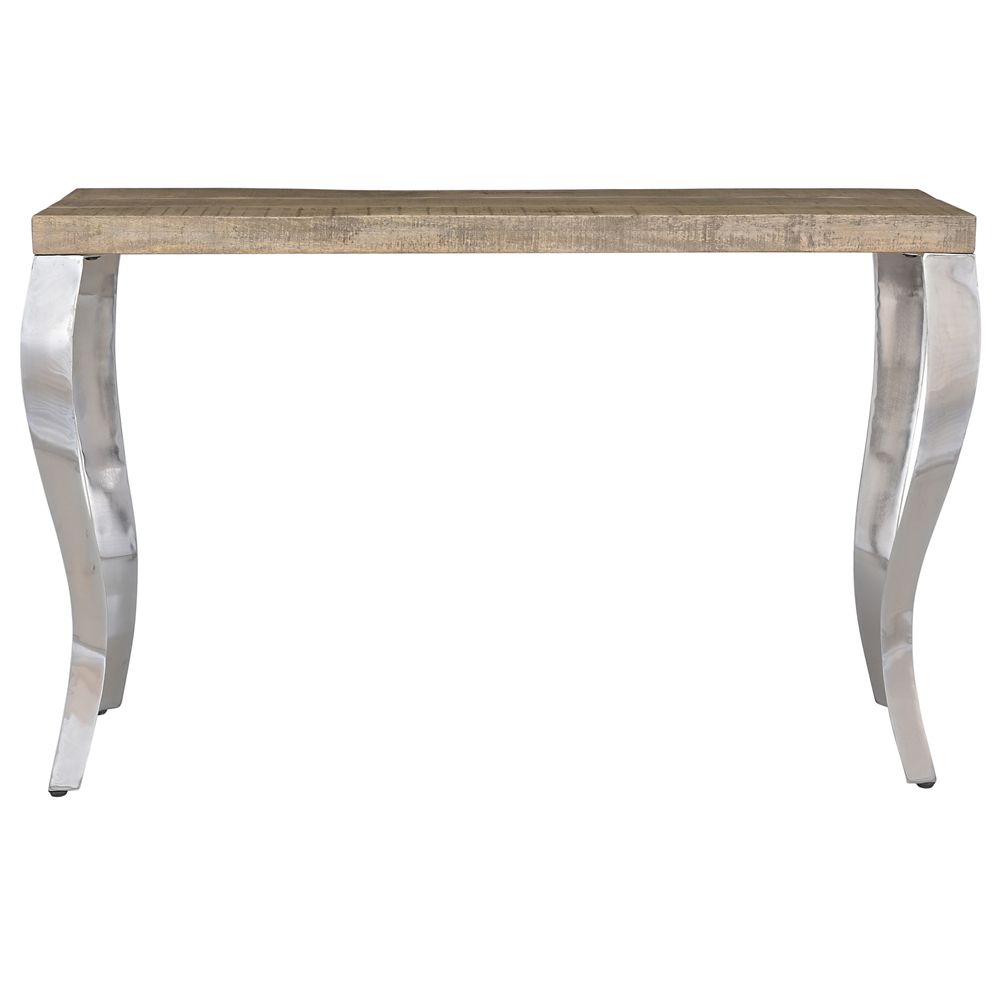 Console Tables And Sofa The Home Depot Canada Nspire Natalia Solid Wood Chrome Console Table