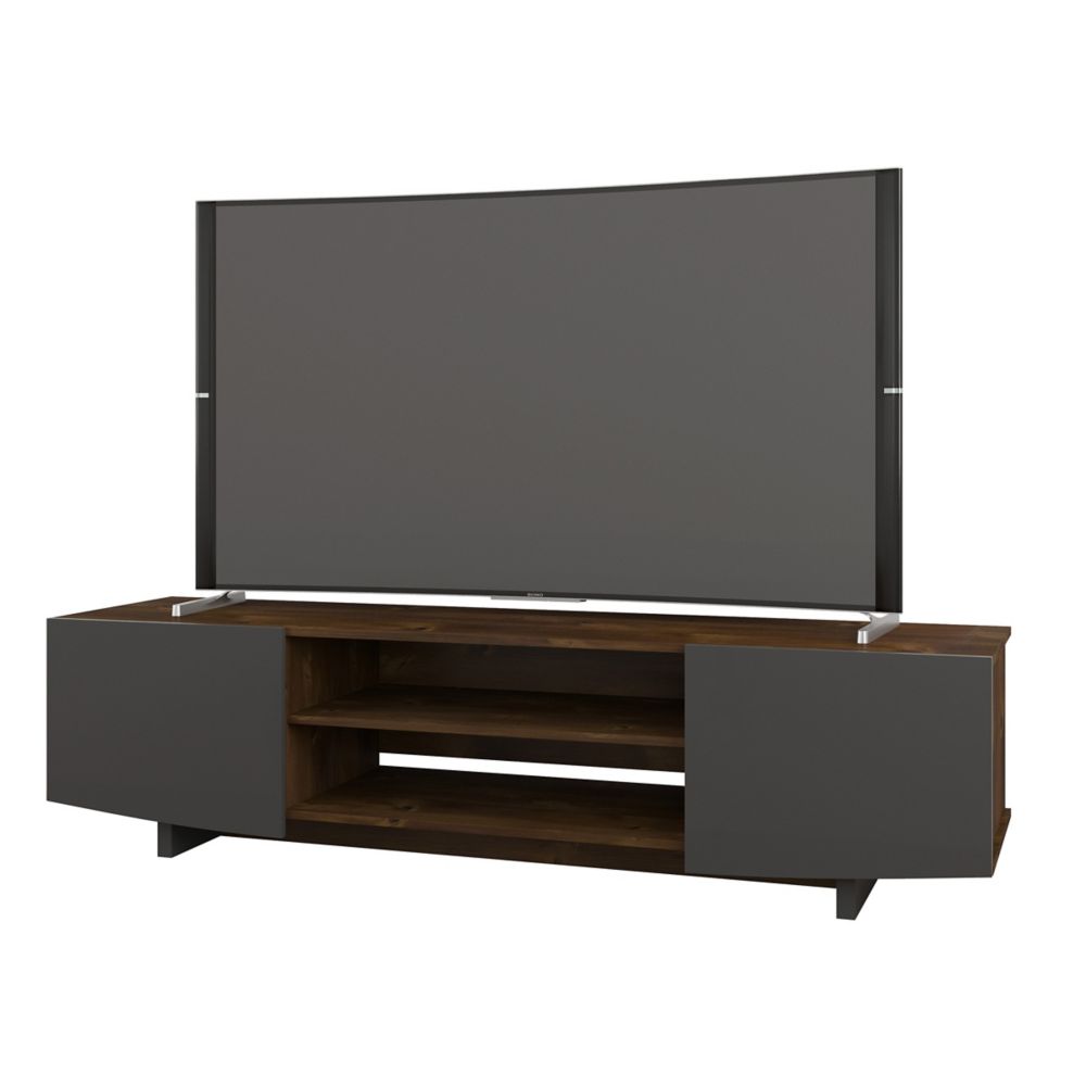 Tv Stands The Home Depot Canada Nexera Helix 72 Inch Tv Stand In Truffle And