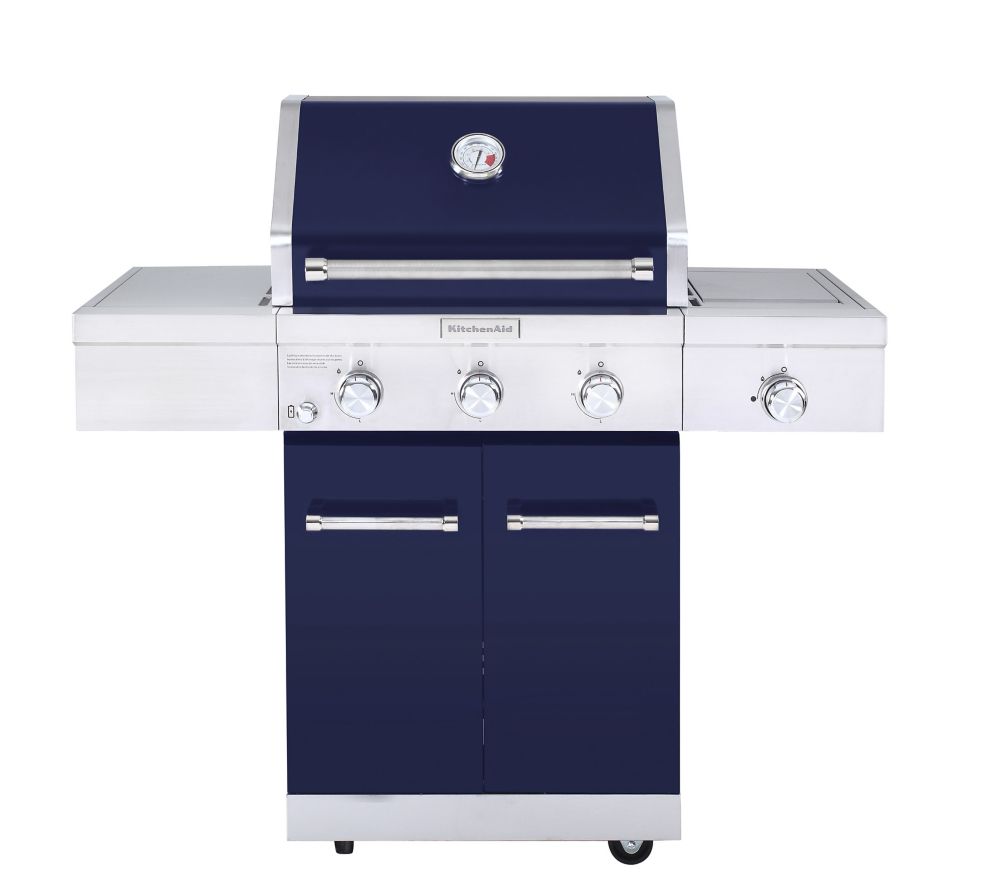 KitchenAid 3Burner Outdoor Gas BBQ with Ceramic Infrared Sear Burner