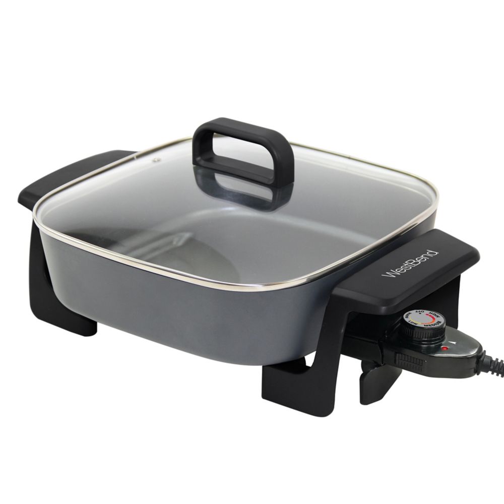 West Bend ExtraDeep Square Electric Skillet The Home Depot Canada