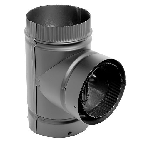 SuperVent Double Wall Stove Pipe 7 Inch Diameter Adjustable Length