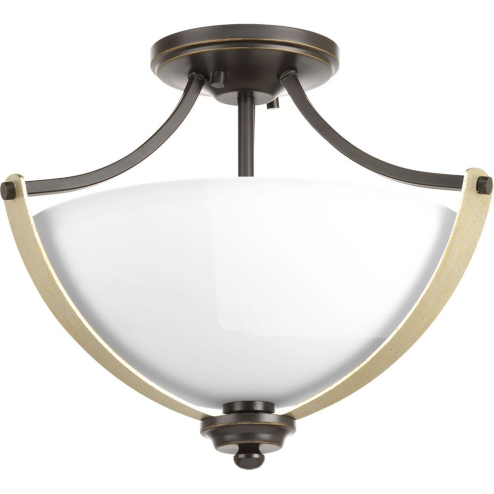 Progress Lighting Noma Twolight SemiFlush Convertible The Home