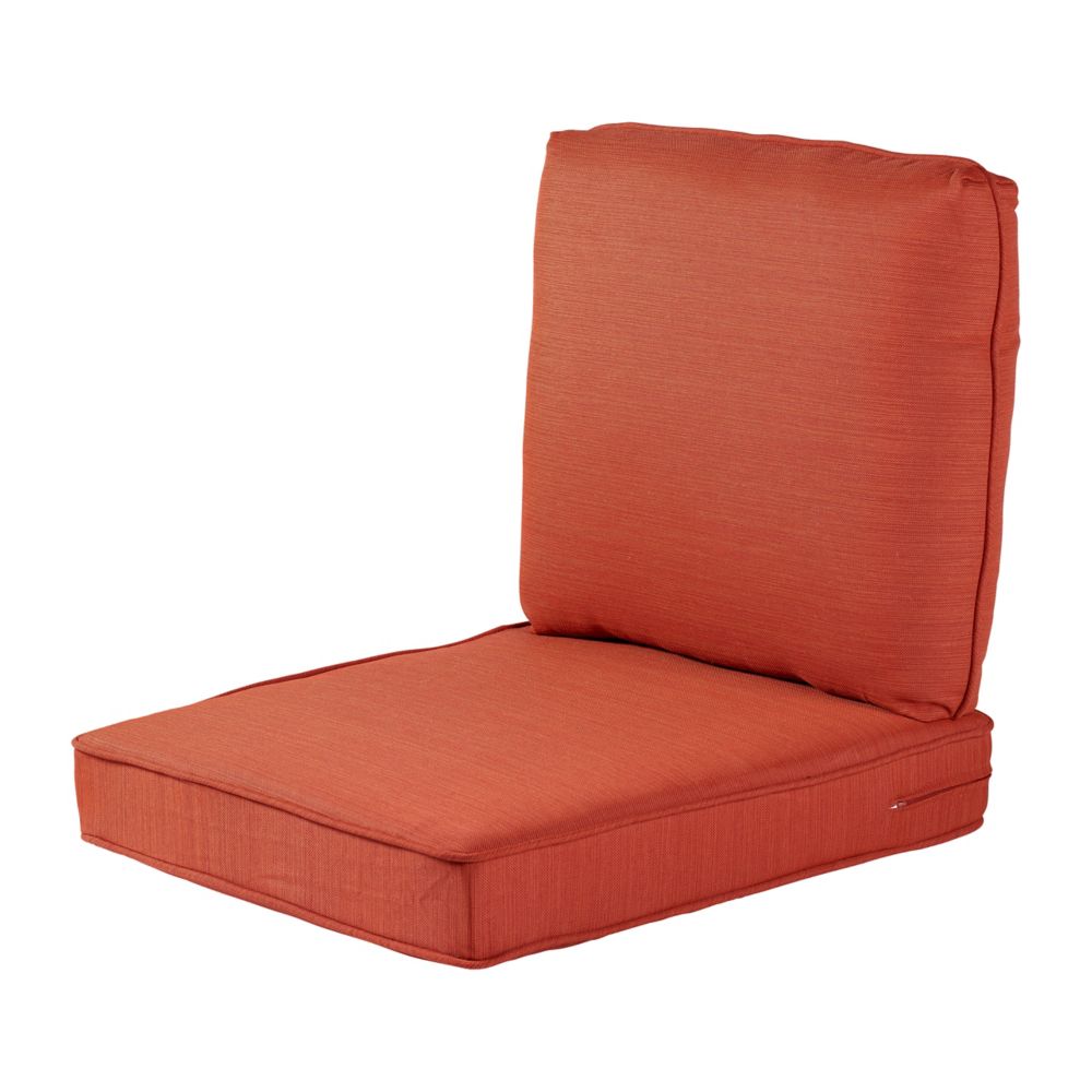 Hampton Bay Spring Haven Red Replacement 2-Piece Outdoor Deep Seating