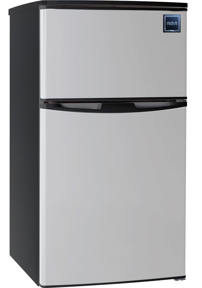 Rca 3 2 Cu Ft 2 Door Fridge Freezer Combination Stainless Steel