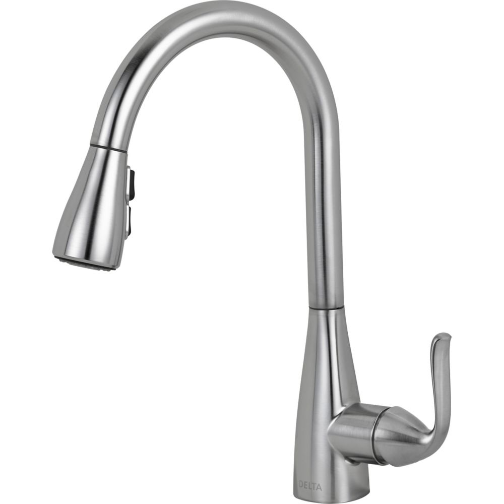 Home Depot Delta Kitchen Faucets - Delta Shiloh Single-Handle Pull-Down