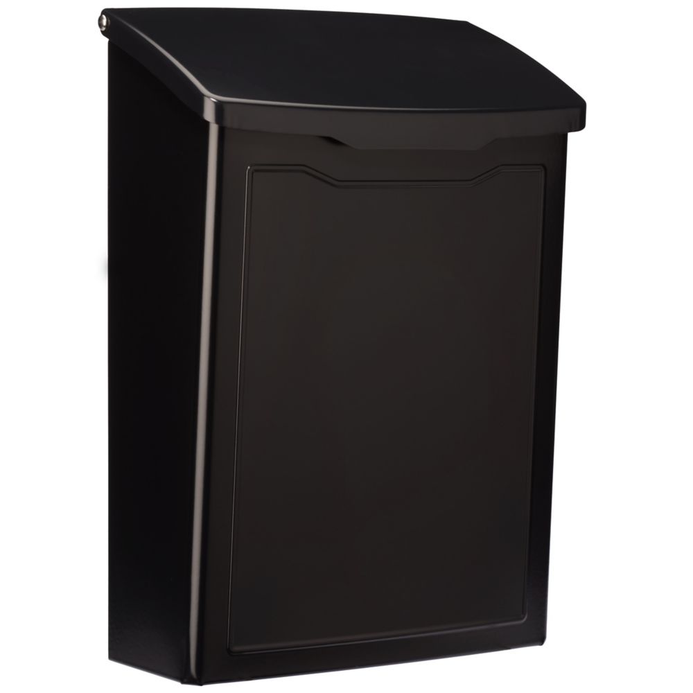 Architectural Mailboxes Marina Wall Mount Mailbox Black The Home