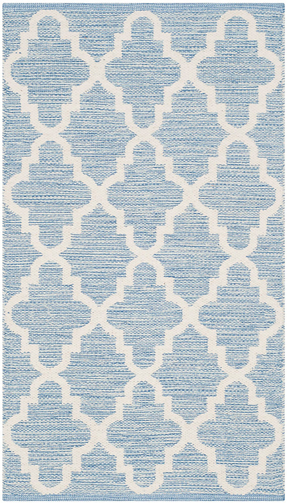 Montauk Cecilia Light Blue Ivory 3 Ft X 5 Indoor Area Rug