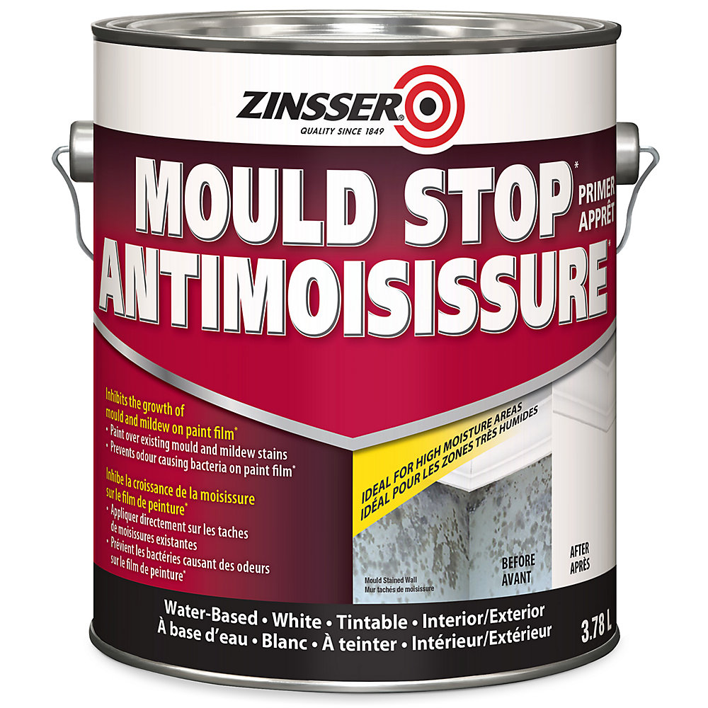 Zinsser Mould Stop Primer 3.78 L The Home Depot Canada