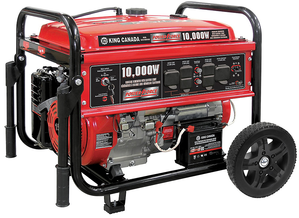 Power Force Génératrice à Essence Avec Démarrage Électrique Et Ensemble De Roues 8500 Watt Power Force Génératrice à Essence Avec Démarrage Électrique Et Ensemble De Roues 8500 Watt
