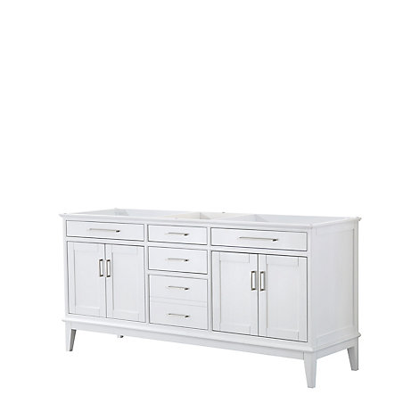 Wyndham Collection Margate 72 Inch Double Vanity In White No Margate 72 Inch Double Vanity