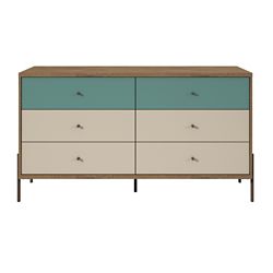 Manhattan Comfort Joy 48 43 Tall Dresser In Blue