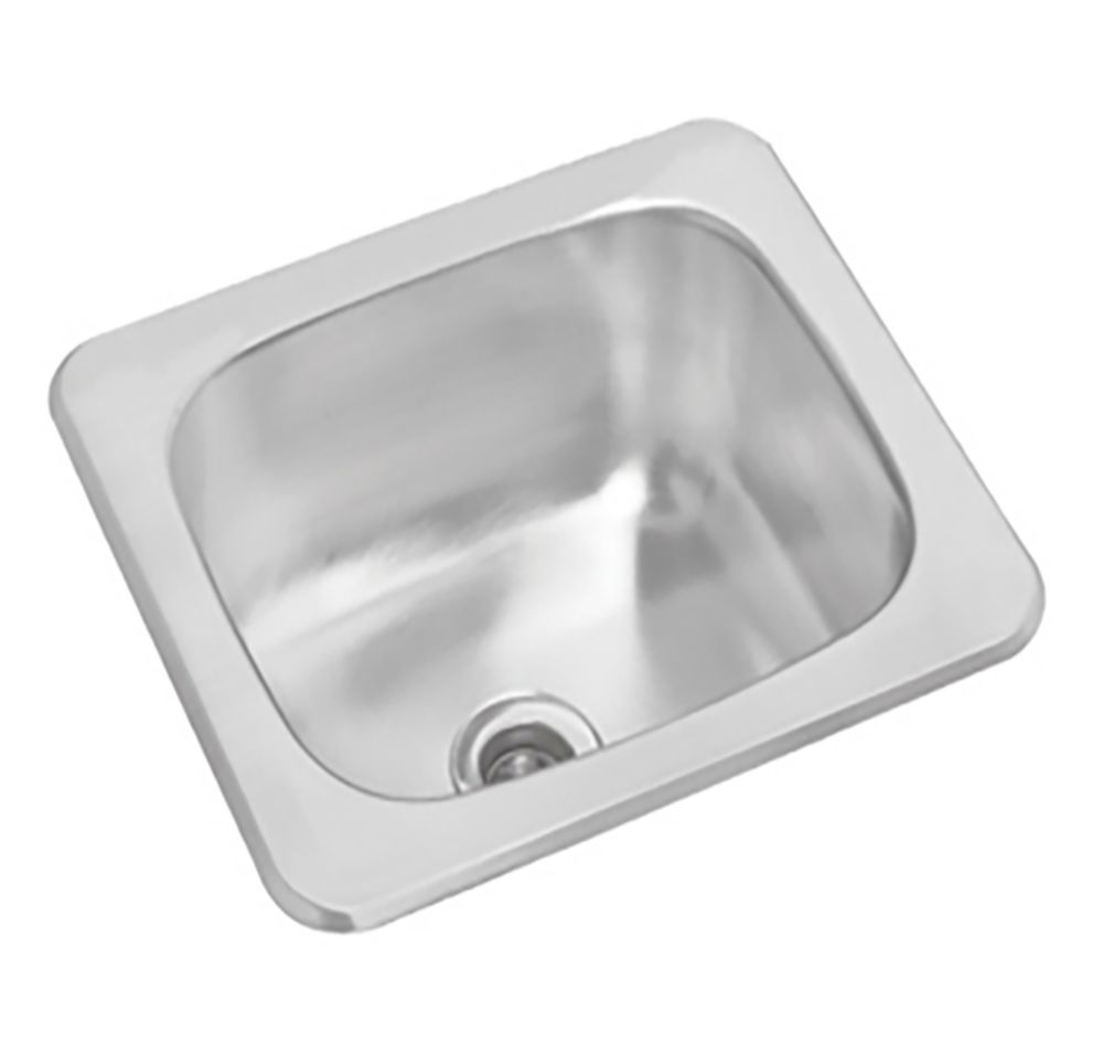 Wessan Stainless Steel Single Bowl Dropin Bar Sink Without a Ledge