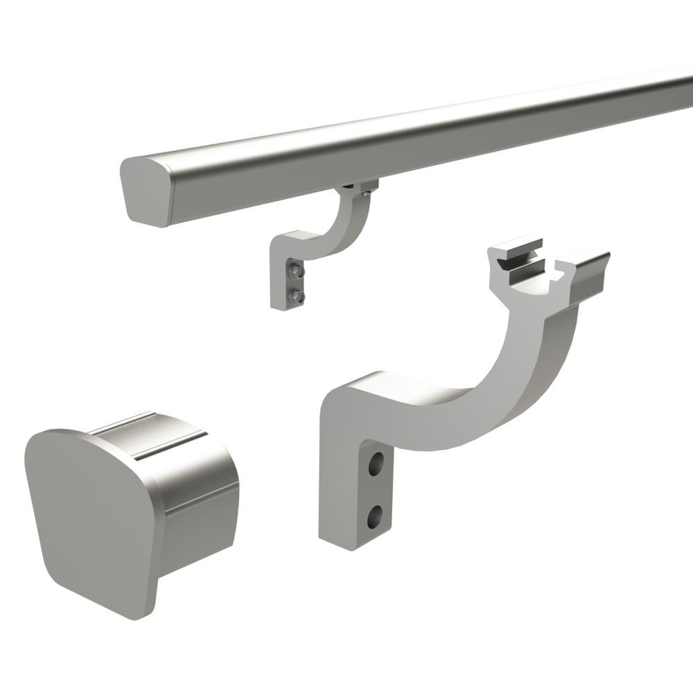 Peak Products Aluminum Handrail Bracket &amp; End Caps