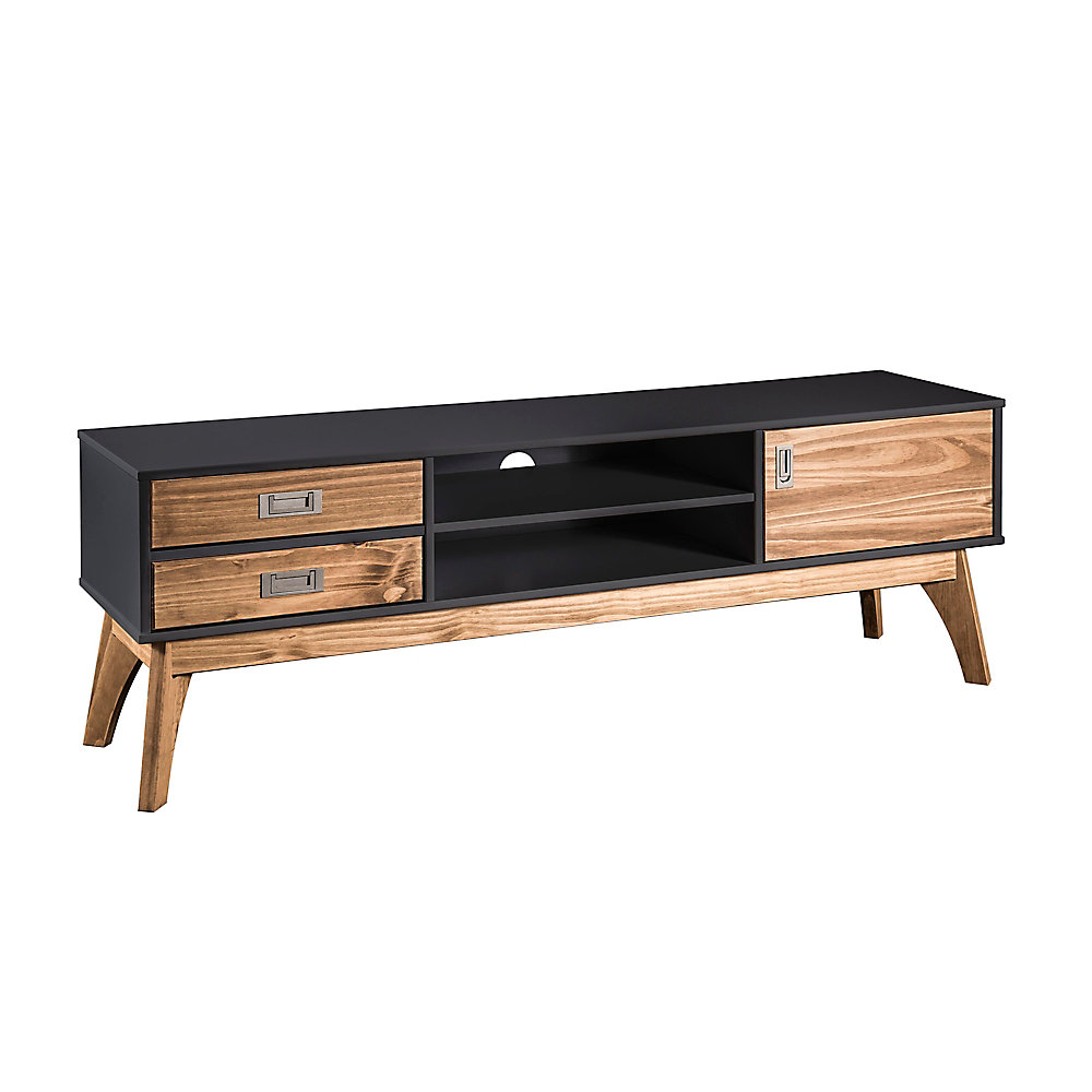 Manhattan Comfort Jackie 59 05 Tv Stand In Dark Grey And Natural Manhattan Comfort Jackie 59 05 Tv Stand In Dark Grey And Natural Wood