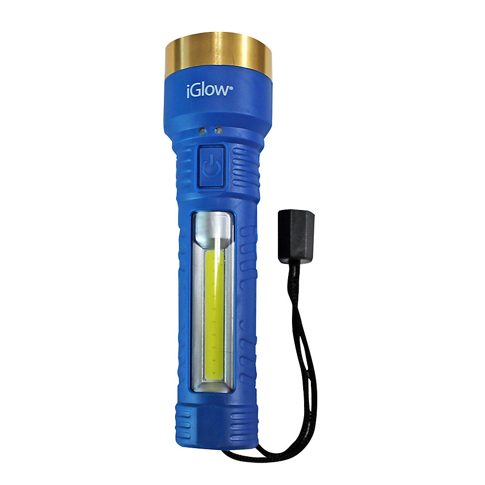 iGlow 3W CREE LED Rechargeable Flashlight | The Home Depot Canada