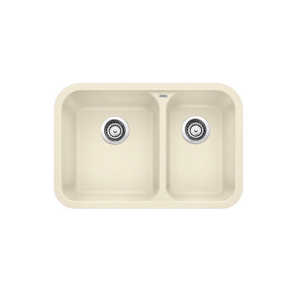 Blanco VISION U 1.5, Offset Double Bowl Undermount Kitchen Sink