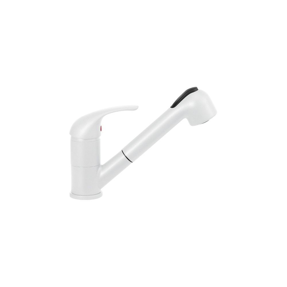 Blanco Torino Jr Pull Out Dual Spray Kitchen Faucet White Finish