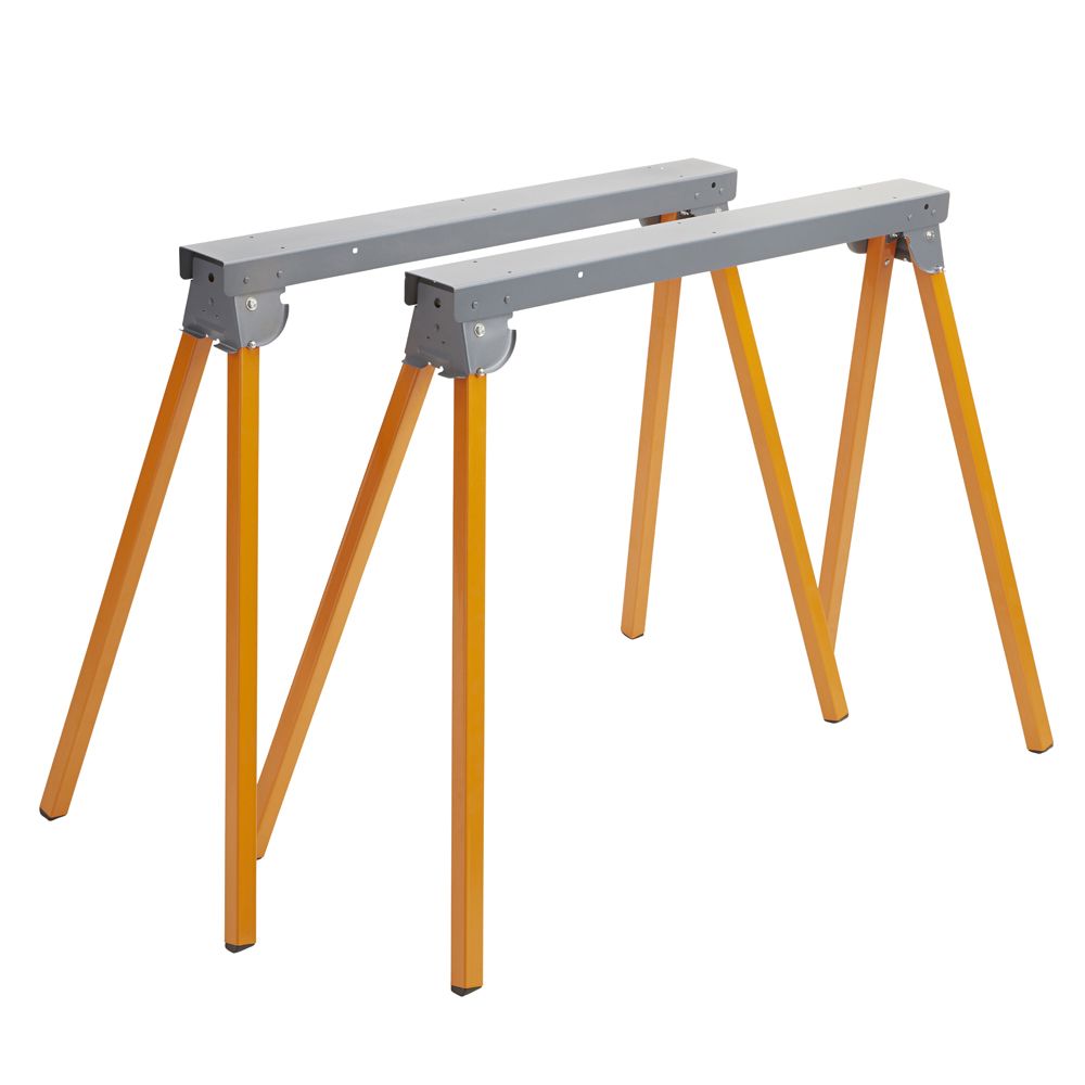 Bora Portamate 36 inch. Folding Metal Sawhorse (1Pair) The Home