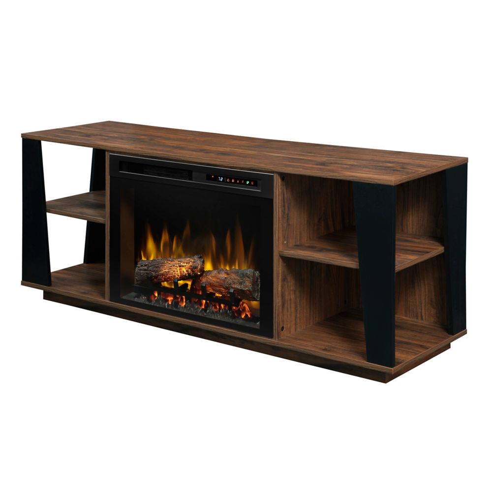 Dimplex Arlo Media Console Electric Fireplace with Log Bed The Home